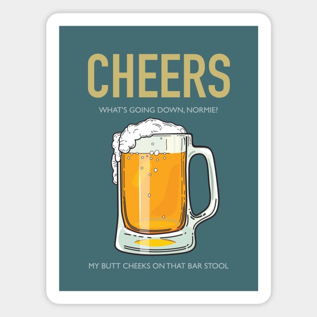 Cheers - TV Series Poster Magnet by MoviePosterBoy